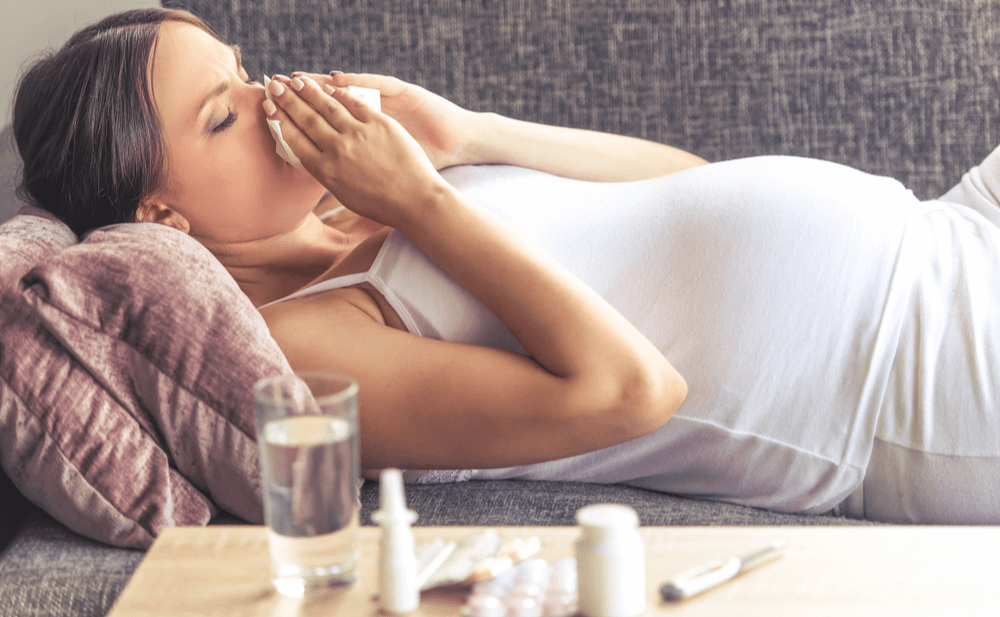 congestión nasal resfriado embarazo