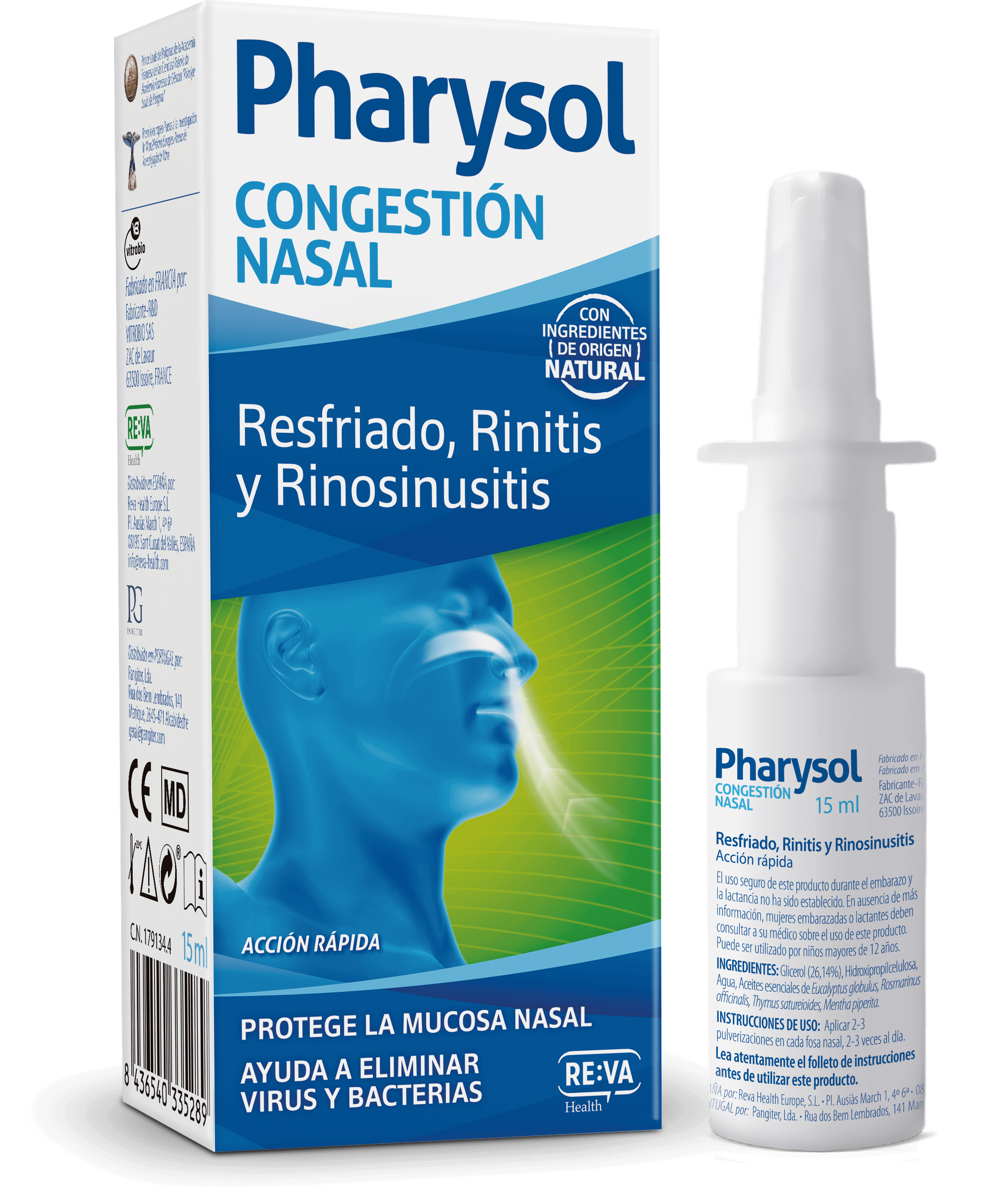 pharysol sinus descongestion nasal